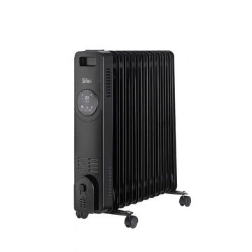 Calorifer electric Zilan ZLN8436, 2500W, 11 elementi, termostat reglabil, negru