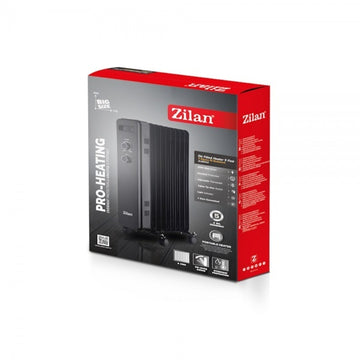 Calorifer electric Zilan ZLN8443, 2000W, 9 elementi, negru