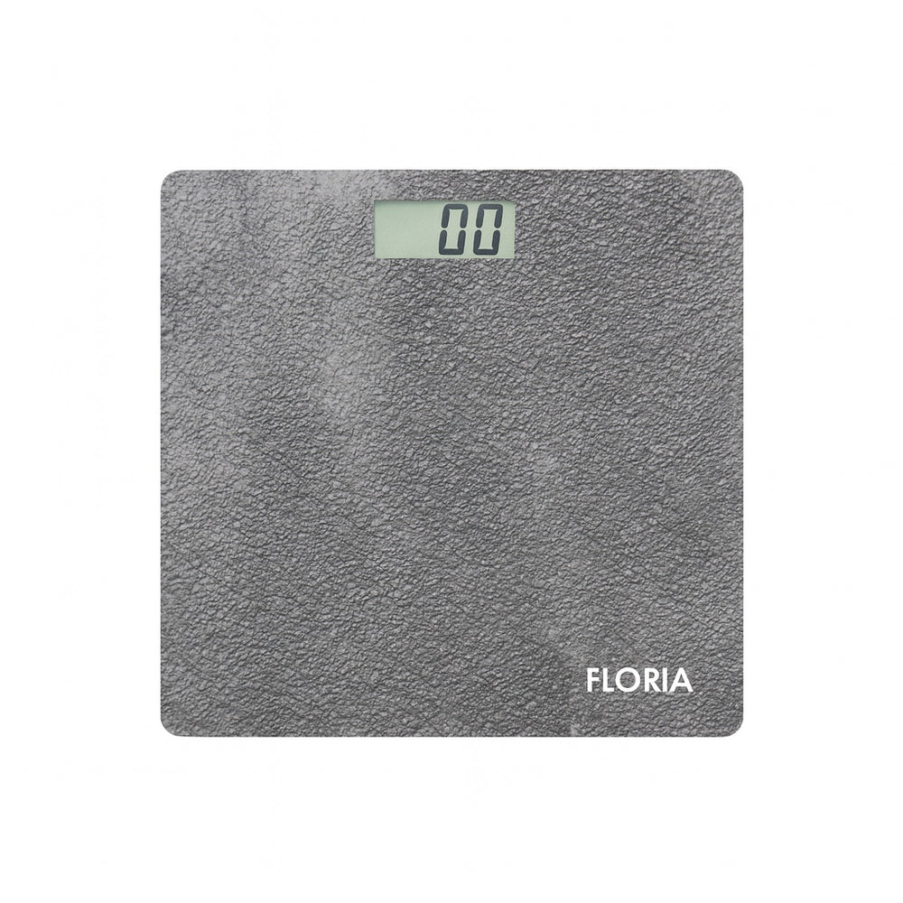 Cantar corporal Floria ZLN1987 sticla securizata 150kg display LCD gri