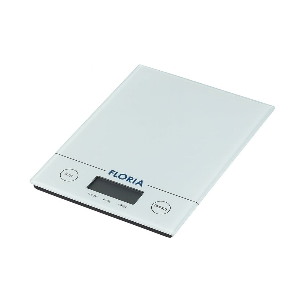 Cantar de bucatarie digital Floria ZLN1685, 5kg din sticla securizata, alb