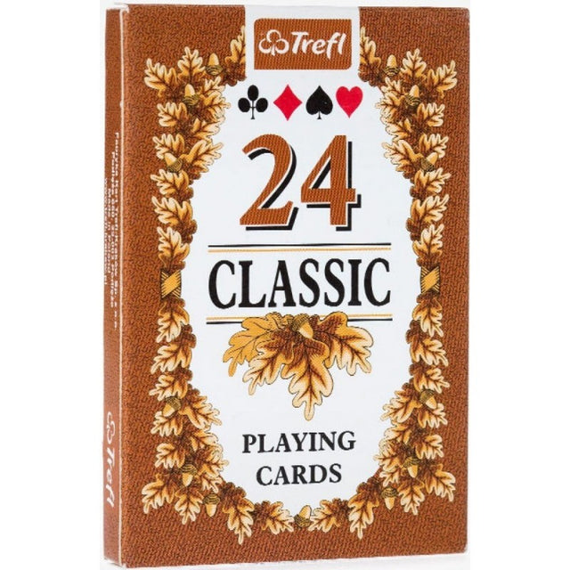 Carti de Joc Trefl Classic, 24 carti/pachet, multicolor, 3+ ani, 02456 - 7683