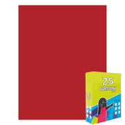 Carton colorat Fabrisa 15565/105, 50x65cm, 180g/mp, rosu intens, top 25 coli
