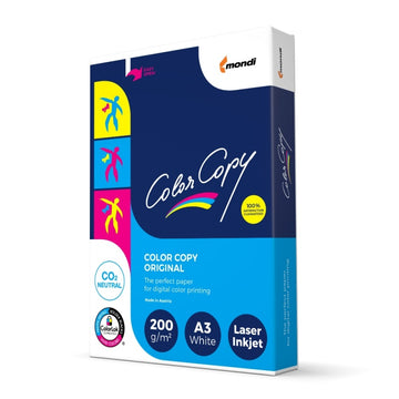 Carton copiator A3 Mondi Color Copy CC320, 200g/mp, top 250 coli