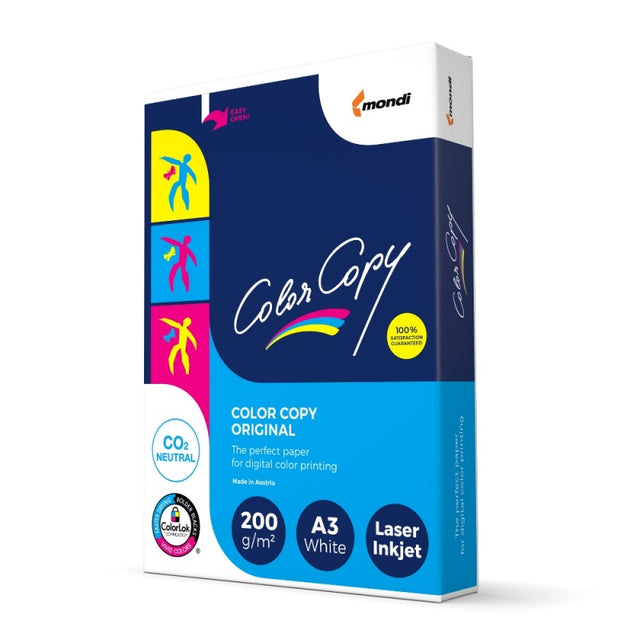 Carton copiator A3 Mondi Color Copy CC320, 200g/mp, top 250 coli