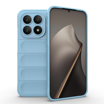 Husa Wave pentru Xiaomi 15T, Grip Anti-Shock, TPU - Verde inchis