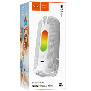 Boxa Portabila Hoco HC50, TWS, BT 5.0 Wireless, 5W, Sports - Alb