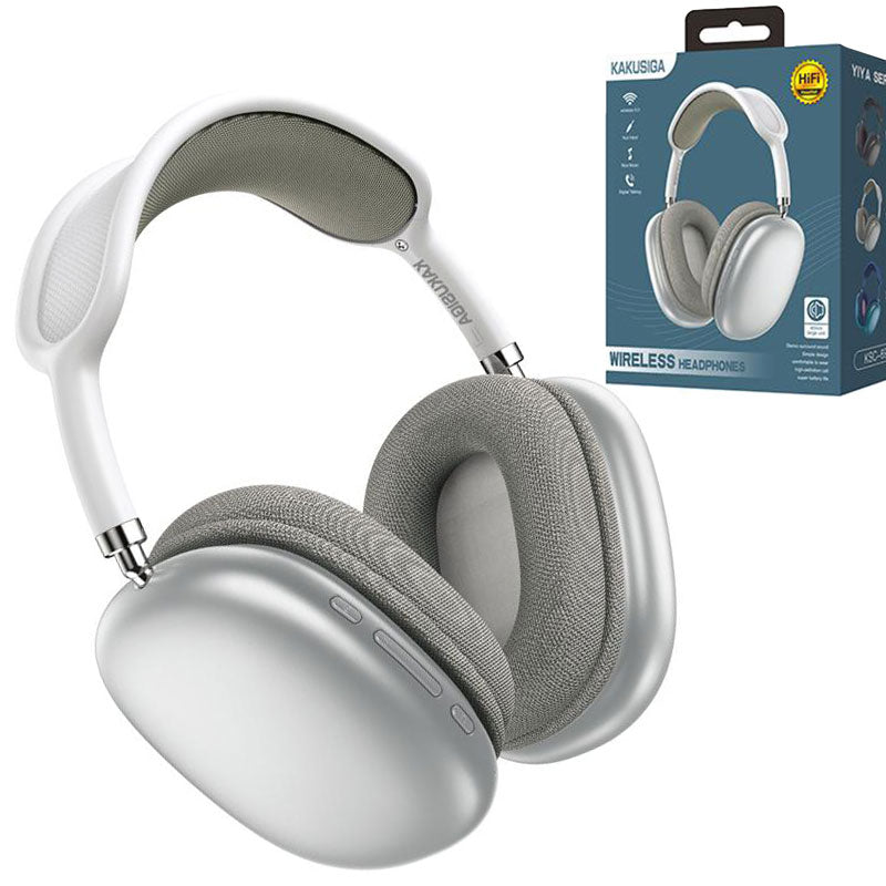 Kaku (KSC-695) - Casti Wireless, Over Ear, BT 5.0, 300h StandBy, 200mAh, Yiya, Silver
