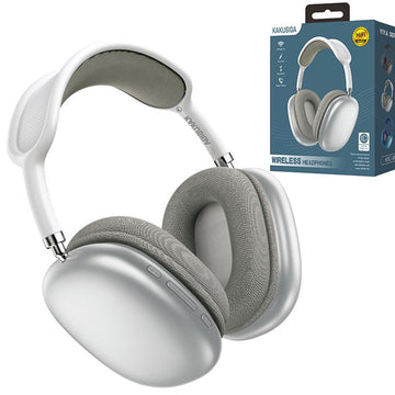 Casti Wireless Kaku KSC-695, Over Ear, BT 5.0, 300h StandBy, 200mAh, Yiya - Argintiu