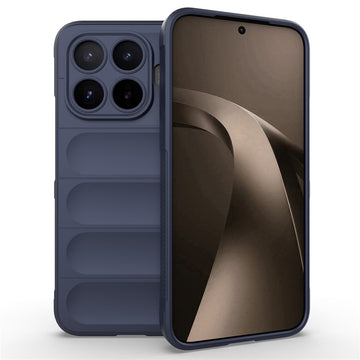 Husa Wave pentru Xiaomi 17T PRO, Grip Anti-Shock, TPU - Bleumarin