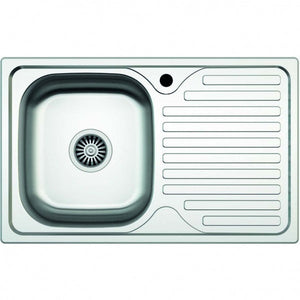 Chiuveta Inox 304, Cuva Stanga, 44x77cm, Montaj pe Blat, Picurator