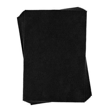 Coli fetru A4, 1mm, negru, set 10 coli, Colorarte
