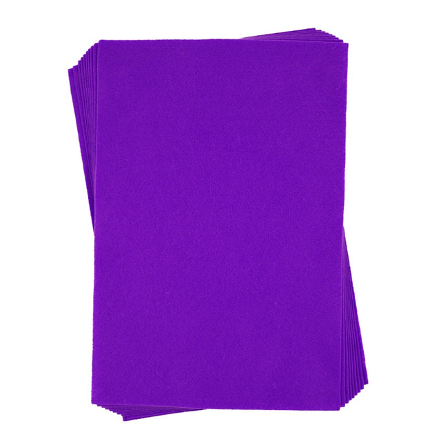 Coli fetru A4, 1mm, violet, set 10 coli, Colorarte