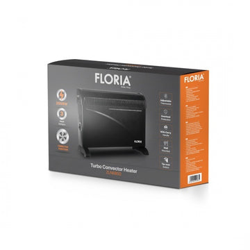 Convector electric Turbo Floria ZLN6850 2000W, 3 trepte, ventilator