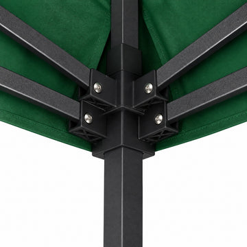Cort pavilion 3x3m pliabil PEXOR FORTE cu cadru metalic, copertina impermiabila, pentru curte, gradina, evenimente, verde