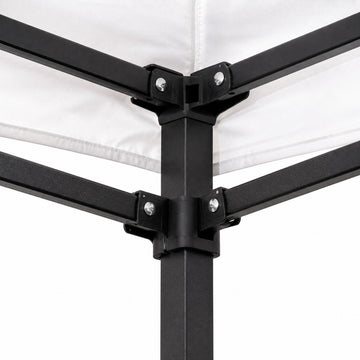 Cort pavilion 3x3m pliabil PEXOR FORTE cu cadru metalic, copertina impermiabila, pentru curte, gradina, evenimente, alb
