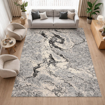 Covor Lirofe Aurum Fulgerul Grey