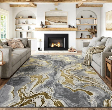 Covor Lirofe Aurum Galaxy Galben Gold