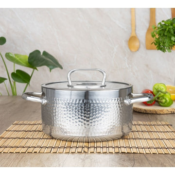 Cratita inox ZILAN, 4.5L, SS304 Tryply, manere nituite, ZLN1320, argintiu