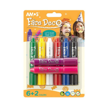 Face Deco AMOS FD5B8 set de 8 culori pe blister