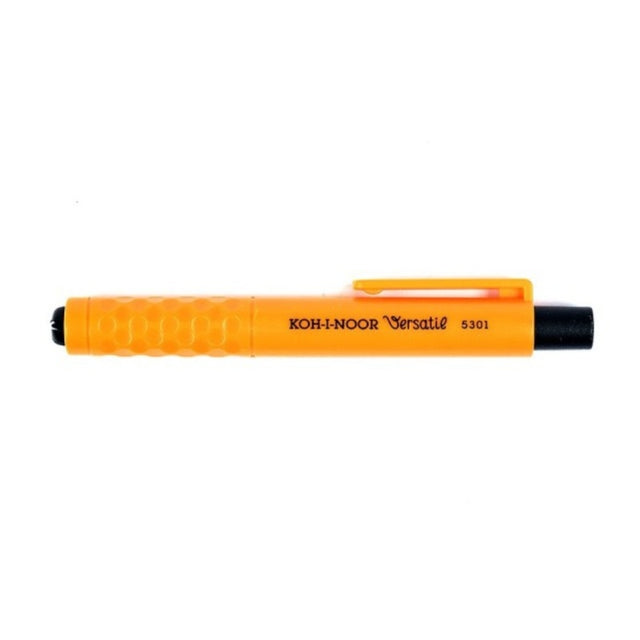 Creion mecanic Koh-I-Noor Versatil K5301-G, 5.6mm, corp plastic rotund galben, pentru carbune