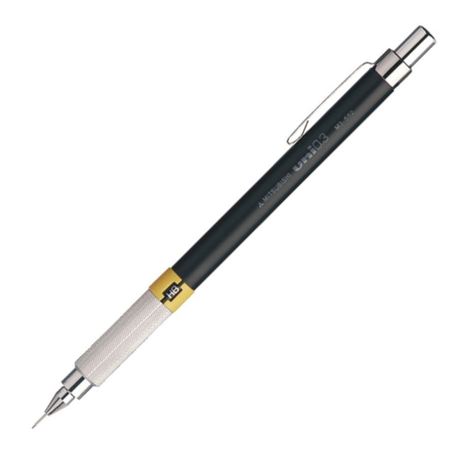 Creion mecanic UNI M3-552, 0.3mm, HB, corp metalic