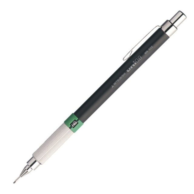 Creion mecanic UNI M9-552, 0.9mm, HB, corp metalic
