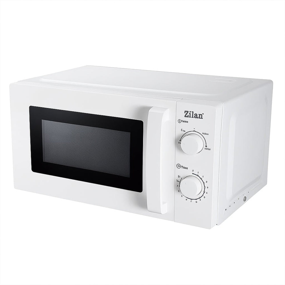 Cuptor cu microunde 20L, Zilan ZLN4667, 600W, 5 nivele de putere, timer 35 min, functie dezghetare, alb