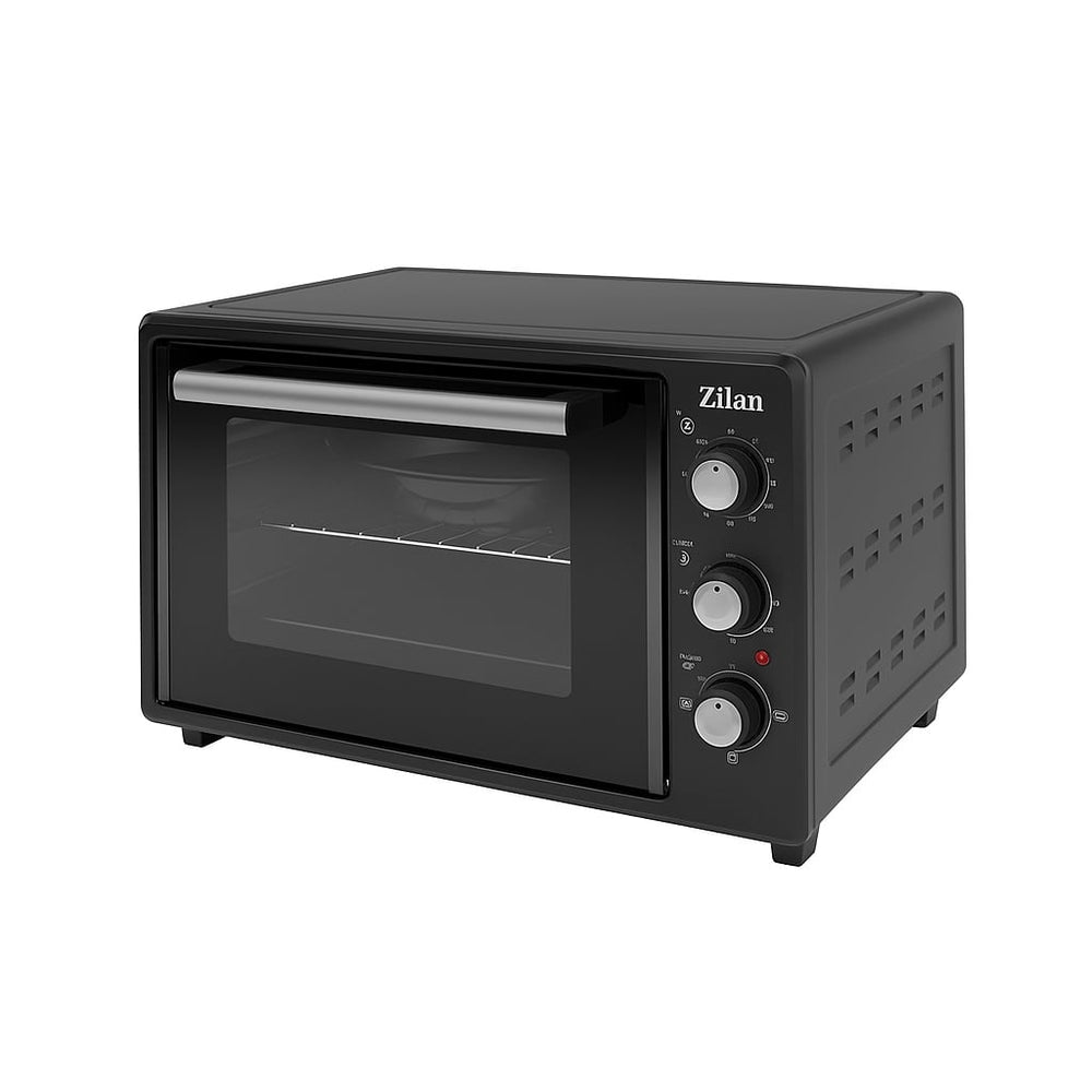 Cuptor electric 35L, Zilan ZLN8894, 1800W, geam dublu, termostat reglabil, timer 90 min, negru
