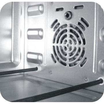 Cuptor electric Zilan ZLN0997 YUSUF, 28 L, 1600 W, temperatura reglabila 230°C, functie ventilatie, timer 60 min, negru