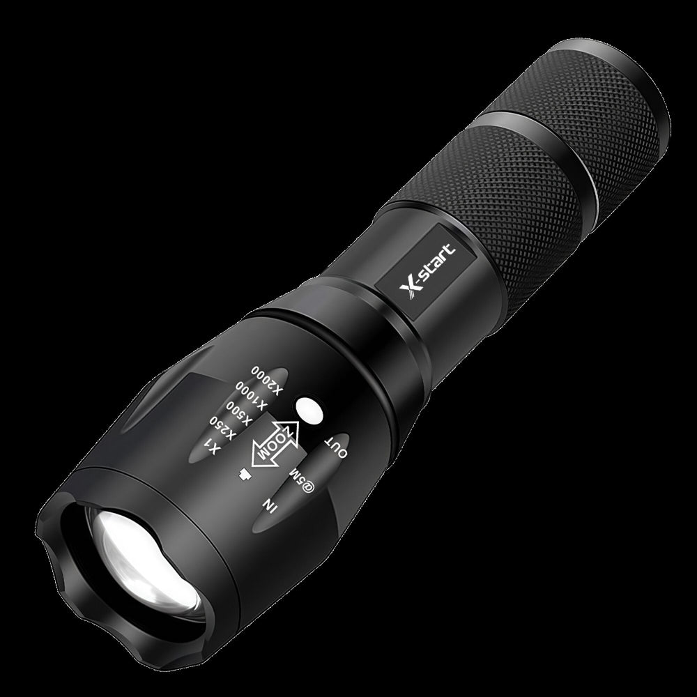 X-start (EL029) - Lanterna LED, Zoom radius 200m, 800LM, 3W, Black