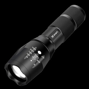 Lampa X-start EL029, LED, Zoom Radius 200m, 800LM, 3W - Negru
