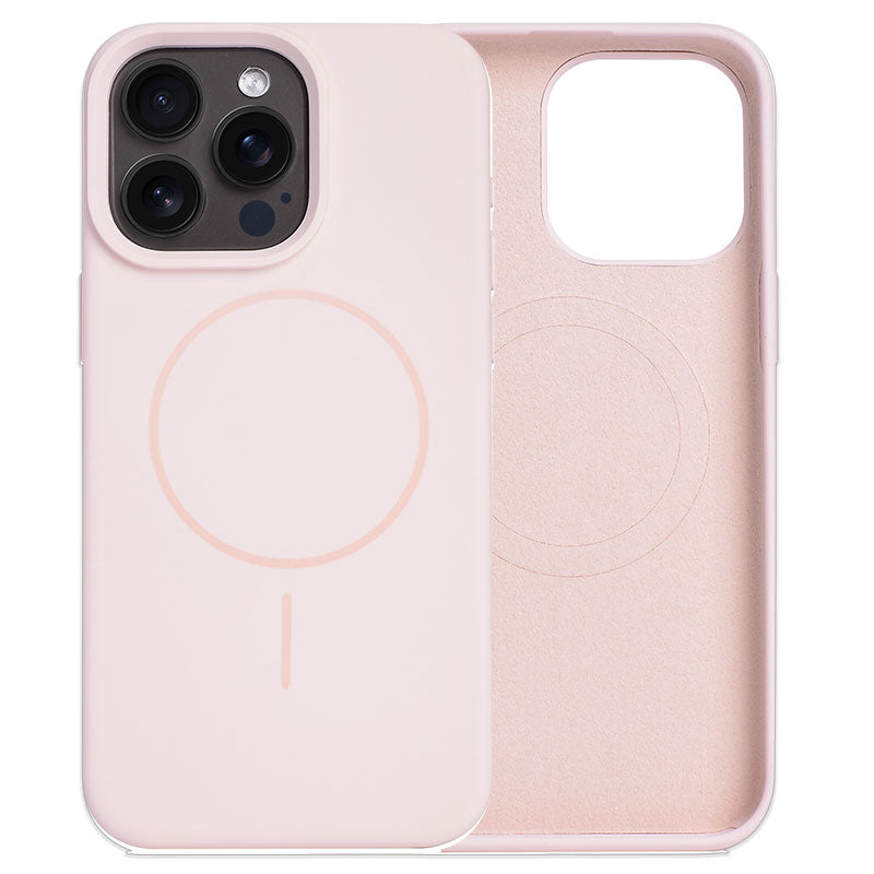 Husa MagThin - iPhone 15 Pro Max, Smooth Soft - MagSafe, Pink