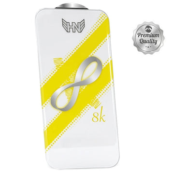Folie Clear pentru iPhone 16, Full Glass, 8K, Fara Margine - Folie transparent