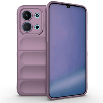 Husa Wave pentru Xiaomi Redmi 15C, Grip Anti-Shock, TPU - Mov deschis