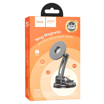 Suport Auto Hoco CA113, Magnetic, Montaj Bord, MultiAngle - Negru