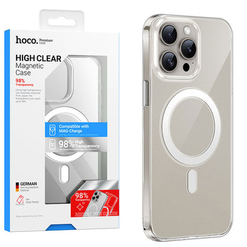 Husa Hoco AS4 pentru iPhone 15 Pro Max, MagSafe, Antidrop, UltraClear