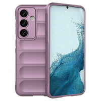 Husa Wave pentru Oppo A80, Grip Microfiber, ShockProof - Mov deschis