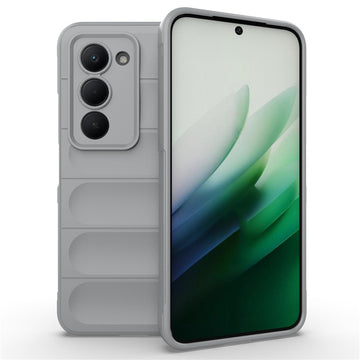 Husa Wave pentru Xiaomi Redmi Note 15 5G, Grip Microfiber, ShockProof - Smoke gri