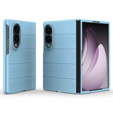 Husa Wave pentru Samsung Fold 8, Samsung Galaxy Fold 8, Grip Microfiber, ShockProof - Bleu