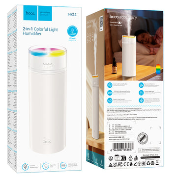Hoco HX32, Dispenser, Umidificator Casa/Auto - Bej