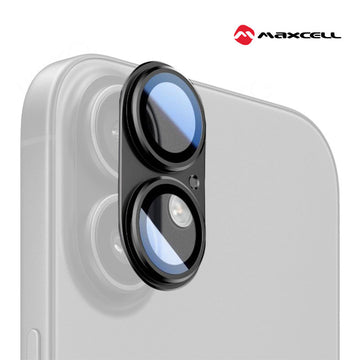 Folie Camera Maxcell pentru iPhone 17 Full Cover Full Glue - Neagra