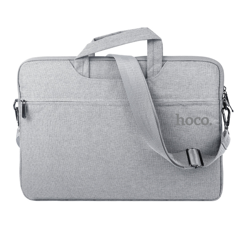 Geanta laptop Hoco GT1, 14 inch, material textil cu microfibra, Simple Series - Gri