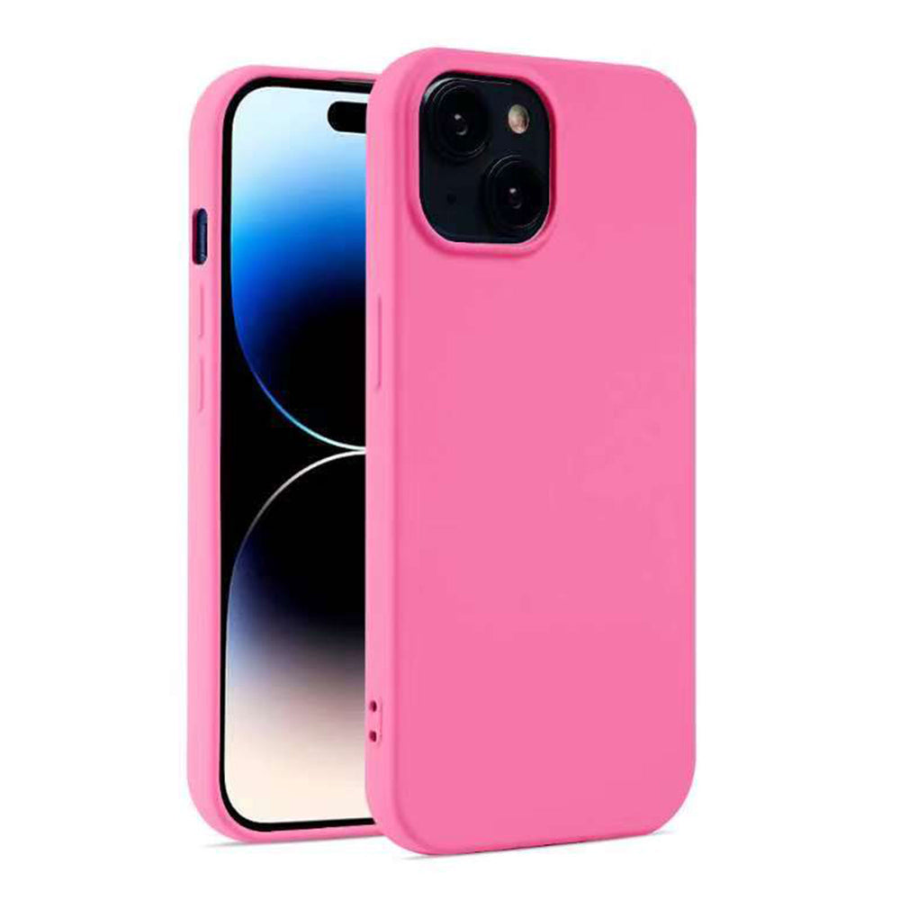 Husa Soft - iPhone 12 Pro Max, MicroFiber, TPU, Neon Pink