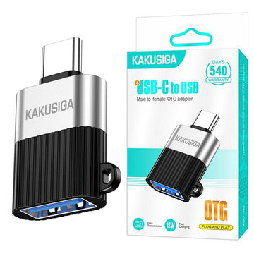 Adaptor OTG Transfer/Incarcare Kaku KSC-1420, USB-C la USB-A, Fast - Gri