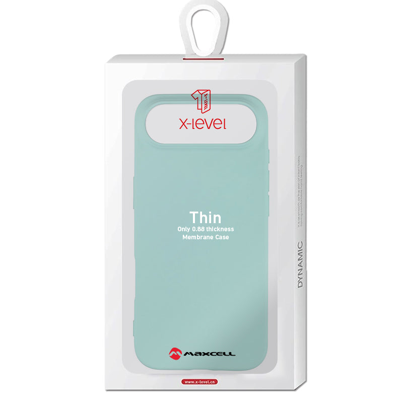 Husa X-Level Thin - iPhone 17 Air, Thin Series, SoftTouch, Turquoise