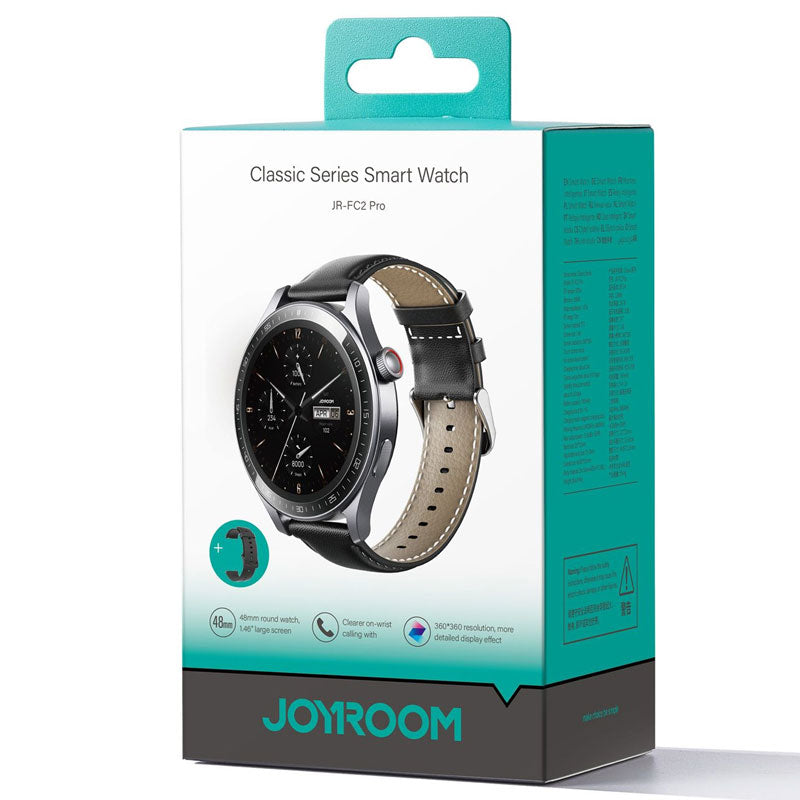 Joyroom (JR-FC2 Pro) - SmartWatch, Ceas inteligent, 128Mb, Phone function, Full Touch, Grey