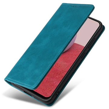 Husa Flip Piele pentru Xiaomi Redmi Note 15 Pro 5G, Deluxe, Magnetic Wallet - Verde