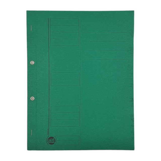 Dosar incopciat 1/1, cu capse STIL, verde