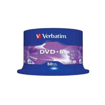 DVD+R Verbatim 43550, 4.7GB / 120min, 16x, set 50 buc