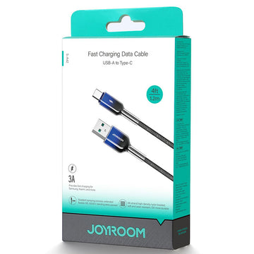 Cablu Date si Incarcare Joyroom S-A42, USB la USB-C, 3A, FastCharge, 1.2m - Negru